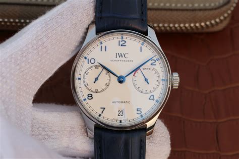 iwc portuguese blue replica|is iwc a real brand.